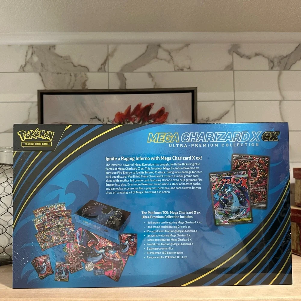 New! Pokémon TCG: Mega Charizard X ex Ultra-Premium Collection - Picture 2 of 10